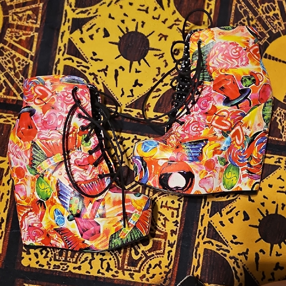 Iron Fist Candy Booties, 7 Great condition